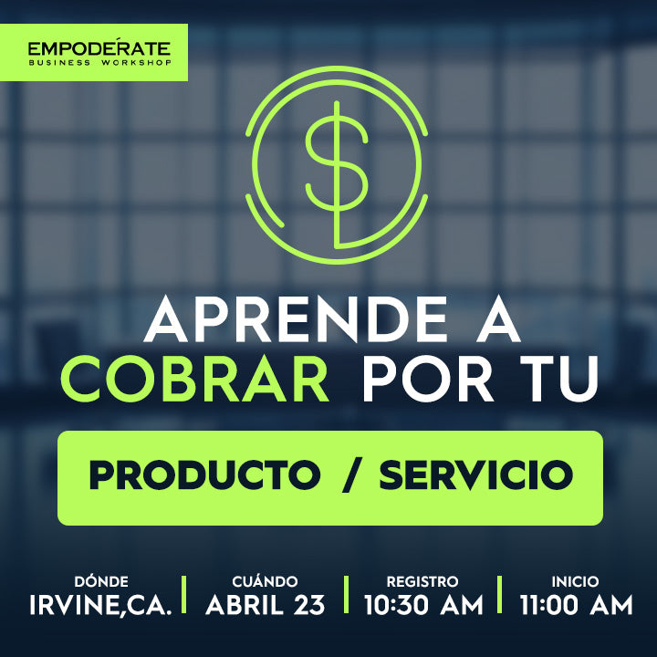 Aprende a Cobrar por tu Producto/Servicio