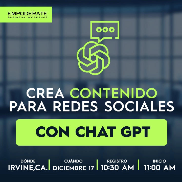 Crea Contenido para Redes Sociales con ChatGPT