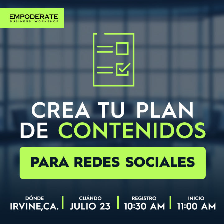 Crea tu Plan de Contenidos para Redes Sociales
