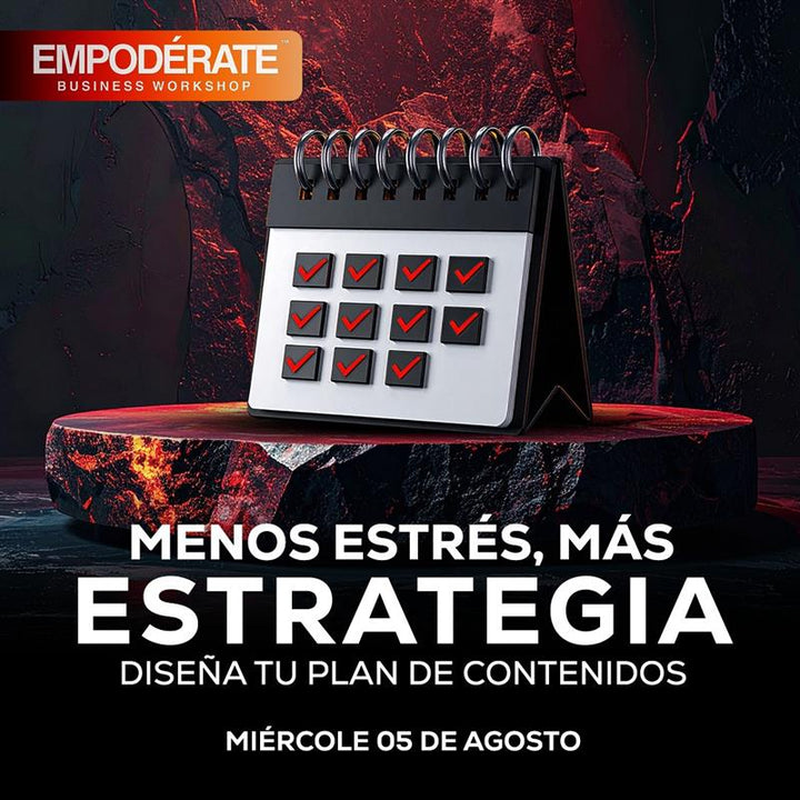 Menos estrés, más estrategia diseña tu plan de contenidos