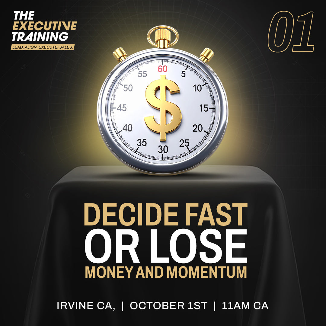 Decide Fast or Lose Money and Momentum